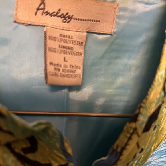 Analogy Crimped Satin Ladies Jacket - Picture 2 of 2